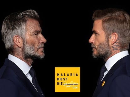 Un Beckham de 70 años habla de un mundo sin malaria para una campaña benéfica