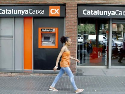 Sucursal de CatalunyaCaixa en Barcelona.
