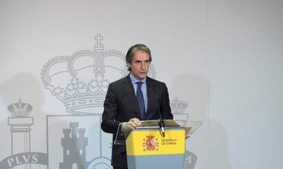 El ministro de Fomento, Iñigo de la Serna.