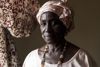 Fatou Badji, presidenta del Comité de Lucha contra la Violencia a Mujeres de Ziguinchor.