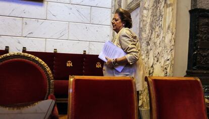 La alcaldesa de Valencia, Rita Barberá.