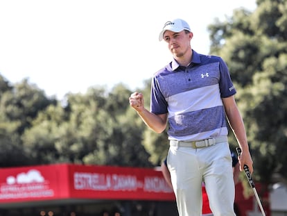 Matt Fitzpatrick en la última jornada del Masters de Valderrama.