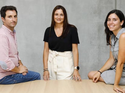 Jordi Margarit, Noelia Márquez y Patricia Aymá,  fundadores de Venvirotech.