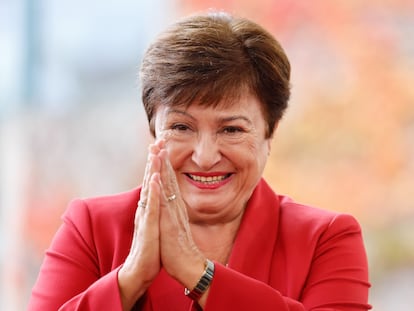 La directora gerente del FMI, Kristalina Georgieva, durante un acto el pasado noviembre en Berlín.