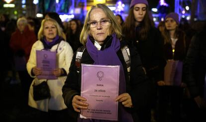 Manifestación contra la violencia machista, el pasado 25 de noviembre en Madrid. 