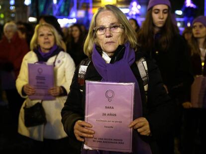 Manifestación contra la violencia machista, el pasado 25 de noviembre en Madrid. 