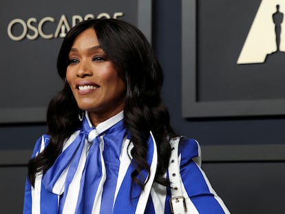 Angela Bassett, nominated for Best Actress in a Supporting Role, attends the Nominees Luncheon for the 95th Oscars in Beverly Hills, California, on February 13, 2023.