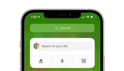 Widget Chrome para iOS