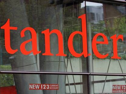 Una sucursal de Santander en Reino Unido.