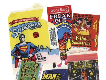 Superman, Elvis, los Beatles y hasta ‘El planeta de los simios’. Son algunos de los envoltorios incluidos en el libro 'Wrapper's delight'.