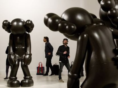 Obras de Kaws en el CAC M&aacute;laga. 