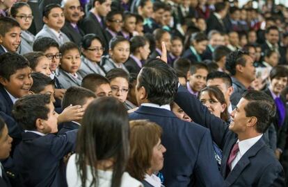 Pe&ntilde;a Nieto este martes en un acto en M&eacute;xico DF.