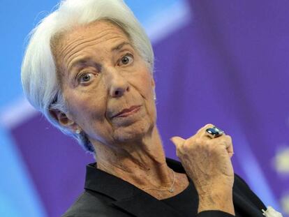 Christine Lagarde, presidenta del BCE.