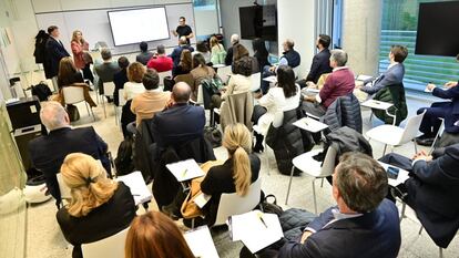 Un taller de tecnología en la Sede Santander España.