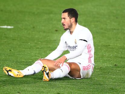 Eden Hazard, en el partido contra el Alavés en el Alfredo di Stéfano.