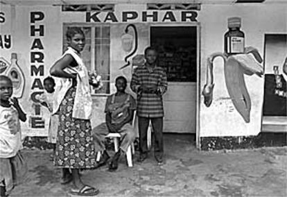 Una farmacia en el barrio de Selembao, en Kinshasa (República Democrática de Congo).