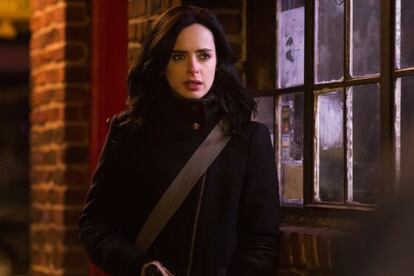 La actriz Krysten Ritter, en &#039;Jessica Jones&#039;.