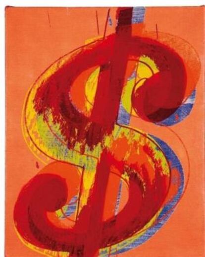 'Dollar Sing' d'Andy Warhol.