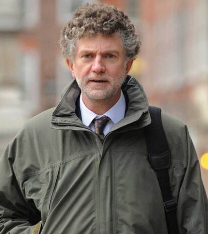 Jonathan Powell, ex jefe de gabinete de Tony Blair a su llegada al centro de conferencias Queen Elizabeth II en Londres