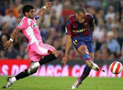 Henry y Alves, durante un encuentro de Liga