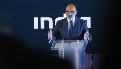 Fernando Abril-Martorell, presidente de Indra, en una foto de archivo.