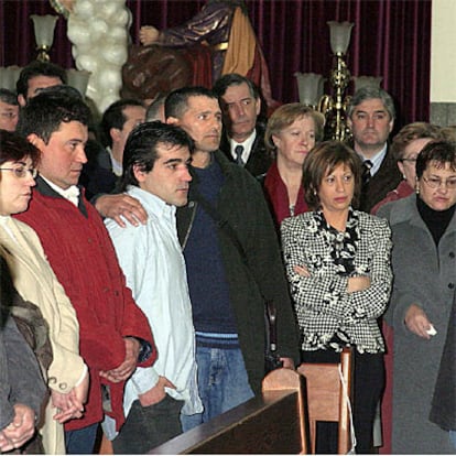 Funeral en Burela por los marineros del &#39;Siempre Casina&#39;.