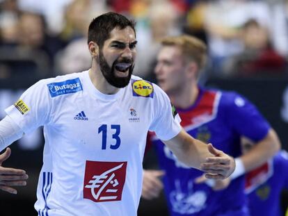 Nikola Karabatic, en el Francia-Rusia de la primera fase del Mundial.