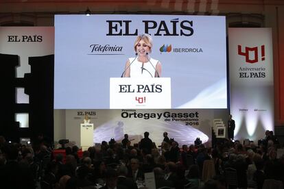 La actriz Cayetana Guillén Cuervo ha sido la presentadora de la gala.