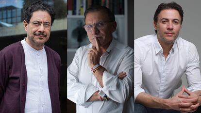 Iván Cepeda, Roy Barreras y Daniel Quintero.