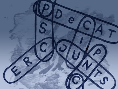 Las velocidades del independentismo catalán