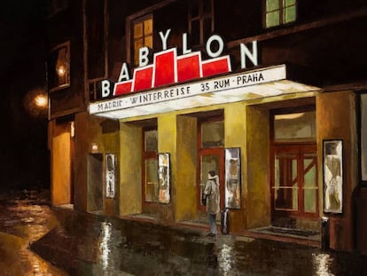 'Babylon, Berlín' (2018), óleo de Carlos García-Alix.