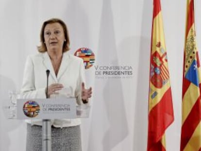 La presidenta de Arag&oacute;n, Luisa Fernanda Rudi, el pasado martes.