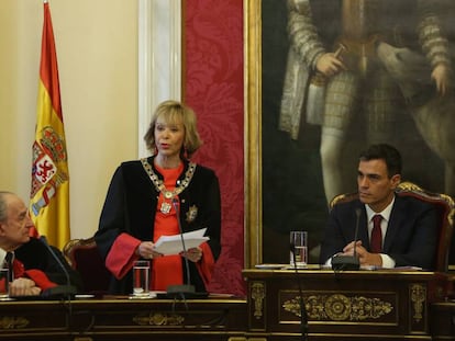 María Teresa Fernández de la Vega toma posesión como presidenta del Consejo de Estado.
 