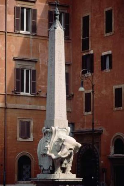 El Pulcino della Minerva, en Roma.