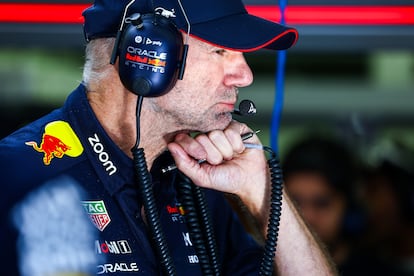 Adrian Newey, el pasado febrero en Baréin.