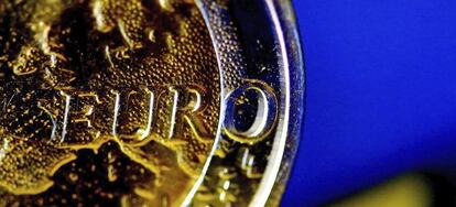 Detalle de una moneda de euro.