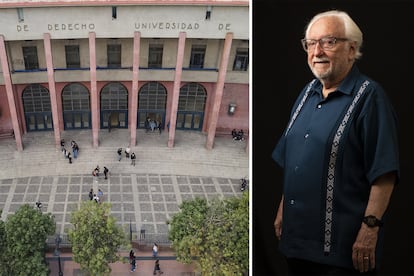 Jorge Arrate y la Facultad de derecho de la Universidad de Chile.