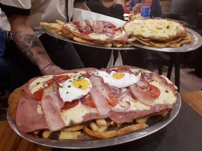 Las milanesas gigantes de El antojo