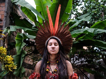 activista e indígena brasileña Samela Sateré Mawé