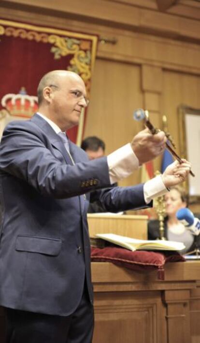 Baltar Blanco en la toma de posesión como presidente de la Diputación