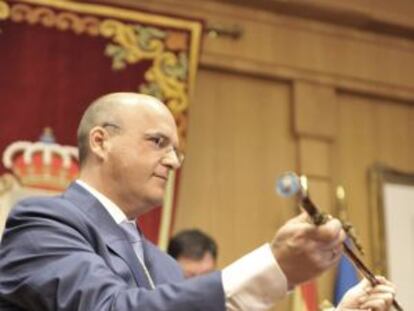 Baltar Blanco en la toma de posesión como presidente de la Diputación