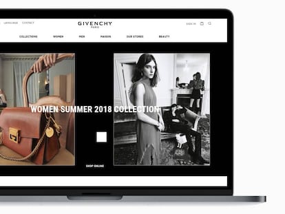 Givenchy, al alcance de un ‘click’