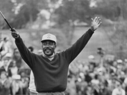 Charlie Sifford en el Open de Los &Aacute;ngeles de 1969, que acab&oacute; ganando.