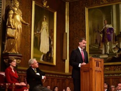 Felipe VI recuerda al Parlamento británico lo que no debe alterar el Brexit