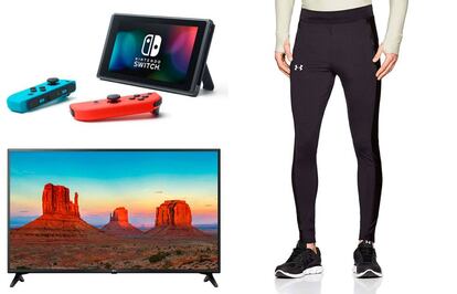 La consola Nintendo Switch, un televisor LG y un pantalón Under Armour, entre las ofertas de la semana.