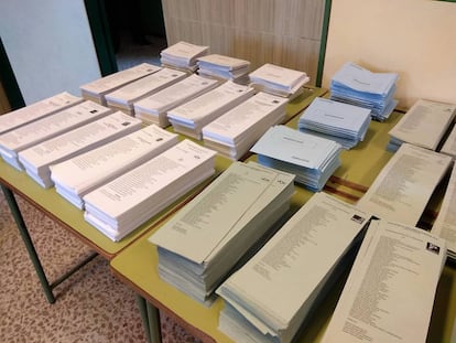  Papeletas para las elecciones municipales y al Parlamento Europeo