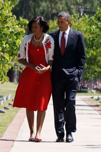 Michelle Obama ha apostado en más de una ocasión por los diseños de la americana.