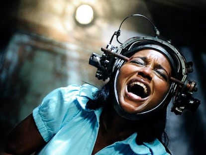 La actriz Tanedra Howard, en un fotograma de <i>Saw VI.</i>