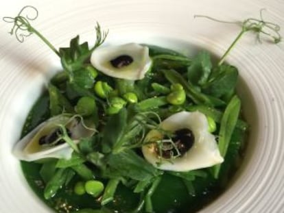 Arroz con guisantes del restaurante El Poblet.