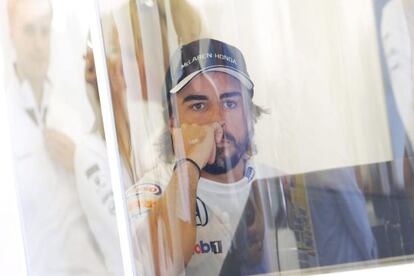 Fernando Alonso, en Silverstone